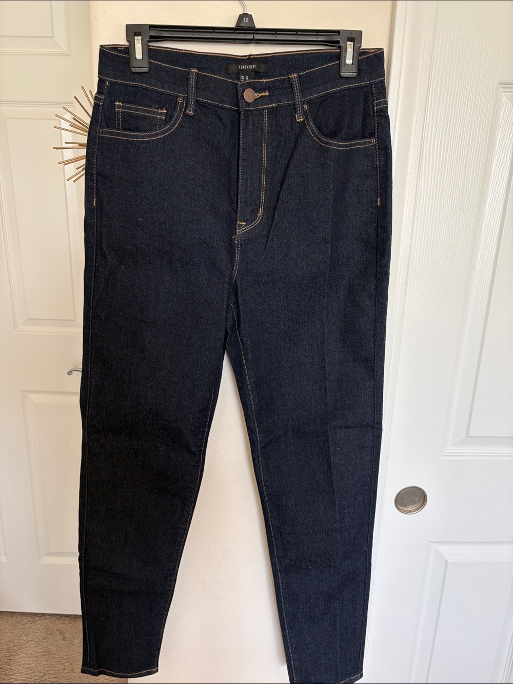 Forever 21 Women's Dark Indigo Skinny Jeans